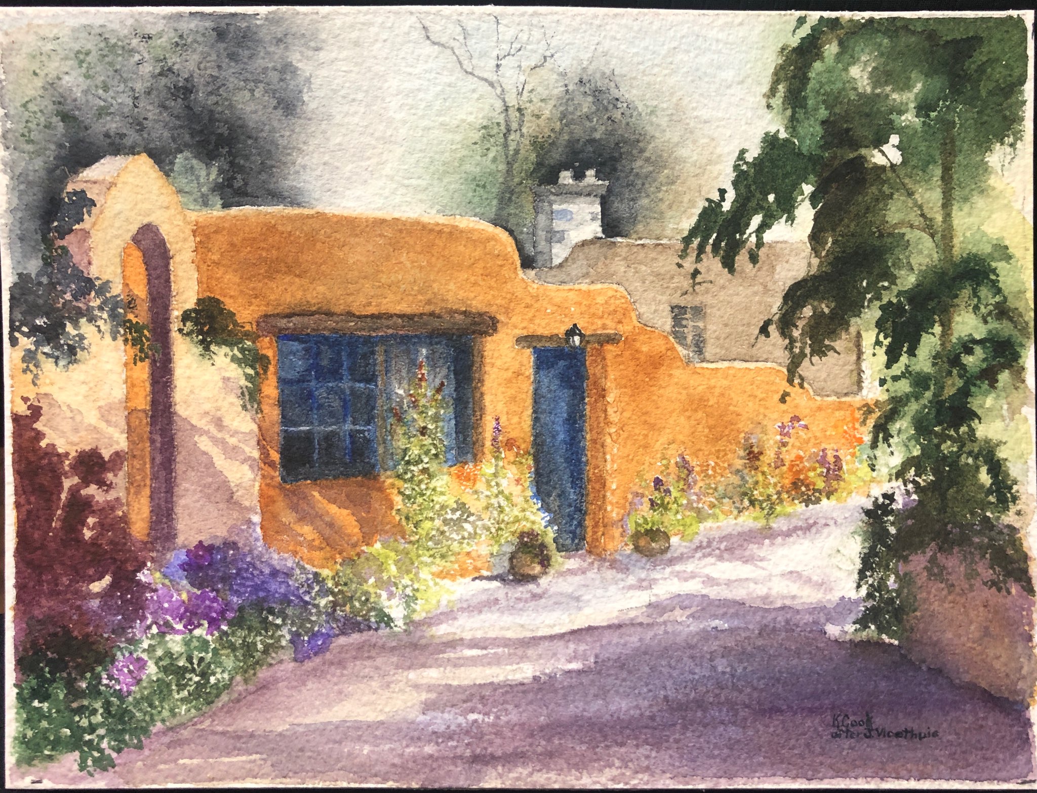 Casa painting by Karen