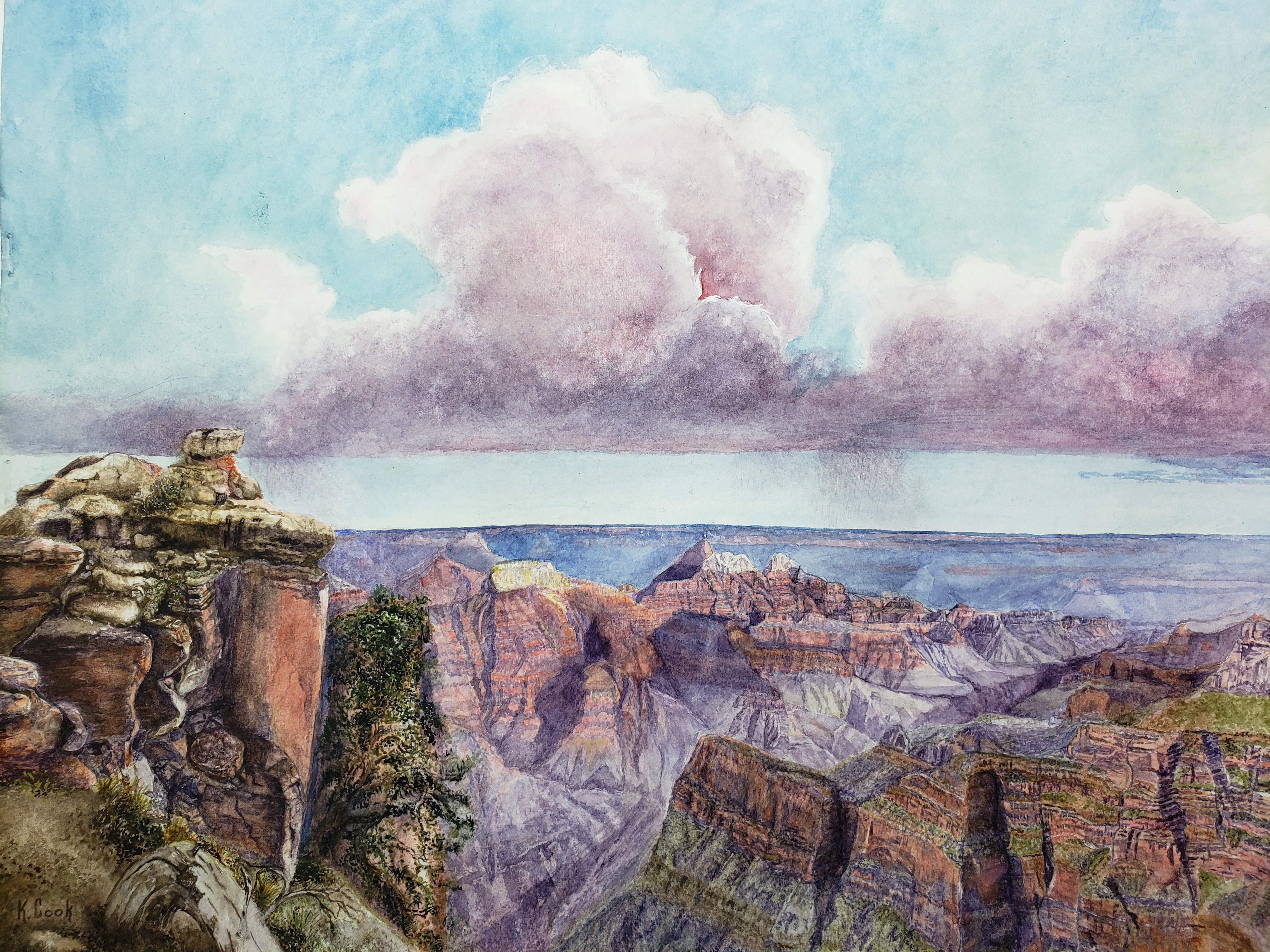 Grand Canyon painting by Karen