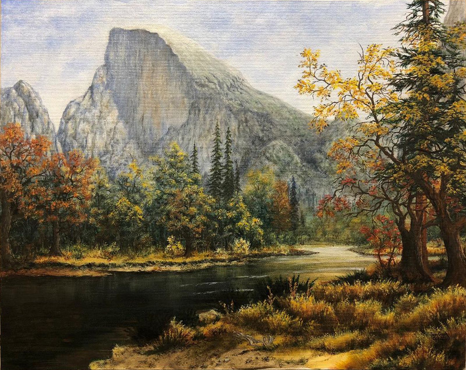 Half Dome in the Fall